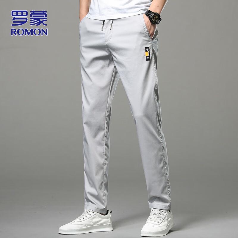 ROMON Men's Straight-Leg Casual Sport Pants