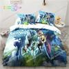Genshin Impact Anime Printed Bedding Set Bedroom Soft Modern Bedspreads Comefortable Duvet Cover Quilt Cover And Pillowcase