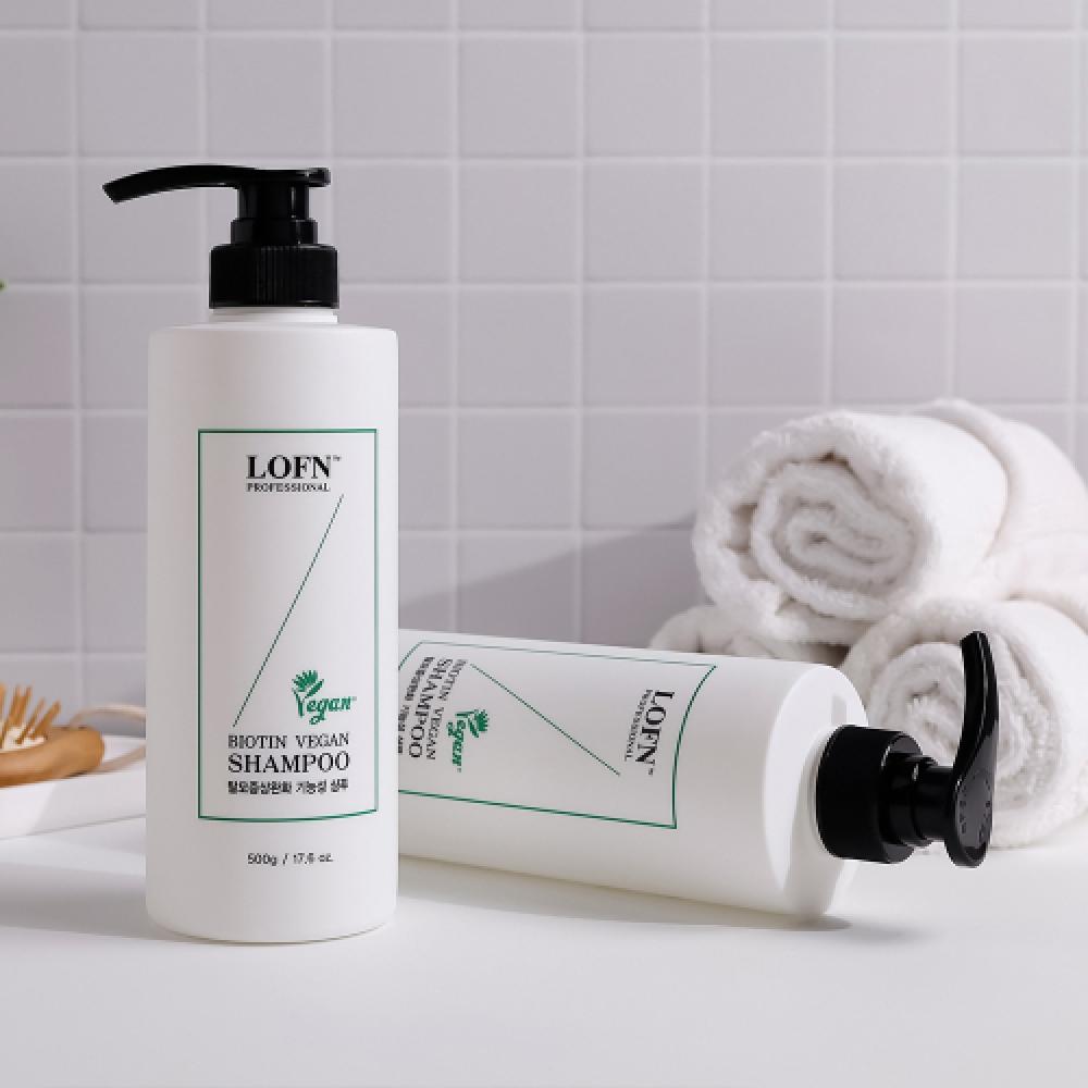 Lofn Biotin Vegan Shampoo 500g X 2