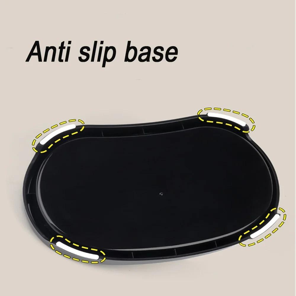 with Baffle Feeding Basin Water Bowl Eating and Drinking Water Pet Double Bowl Dog Tableware