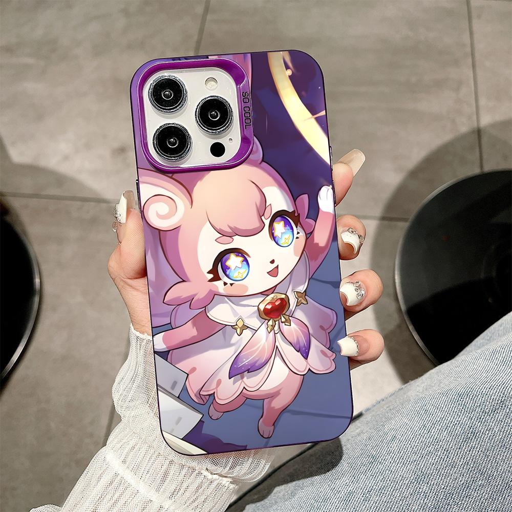 HSR Mem Purple Translucent Mobile Phone Case for iPhone 17 16 15 14 13 12 11 X XR XS Air Pro Max Plus Colorful Cover