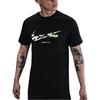 Nike Logo Breathable Crew Neck Short Sleeve T-Shirt for Men in Black