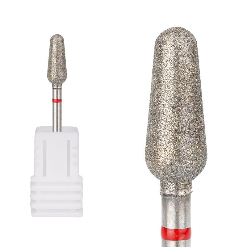 Diamant-Nagelbohrer für Nagelhautentfernung und Gel-Nagellackentfernung, Manicure-Werkzeugset im russischen Stil
