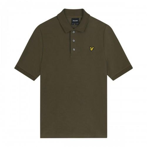 Lyle & Scott Mens Slub Chunky Polo Shirt