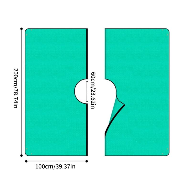 Pflanzenabdeckplane für den Außenbereich, Laubauffangmatte, leicht zu reinigen, Gartendecke, Astschnitt-Reinigungsmatte, faltbare Gartentarp