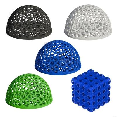 Creative Cave Shelter For Aquariums Pet Hollowout Structure Plastic Dome Hideouts Decors For Fish Tanks Shrimp Habitats