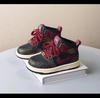 Boys' Winter 2025 Sun Wukong Black High-Top Fleece-Lined Cotton Shoes for Girls—Warm and Stylish Sports Shoes.