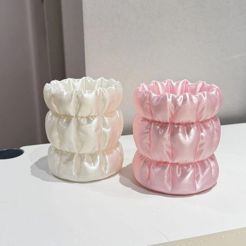 3D Printed Makeup Brush Holder Large Capacity Pen Holder 3D Printed Stationery Storage Box Desktop Decorative Ornaments