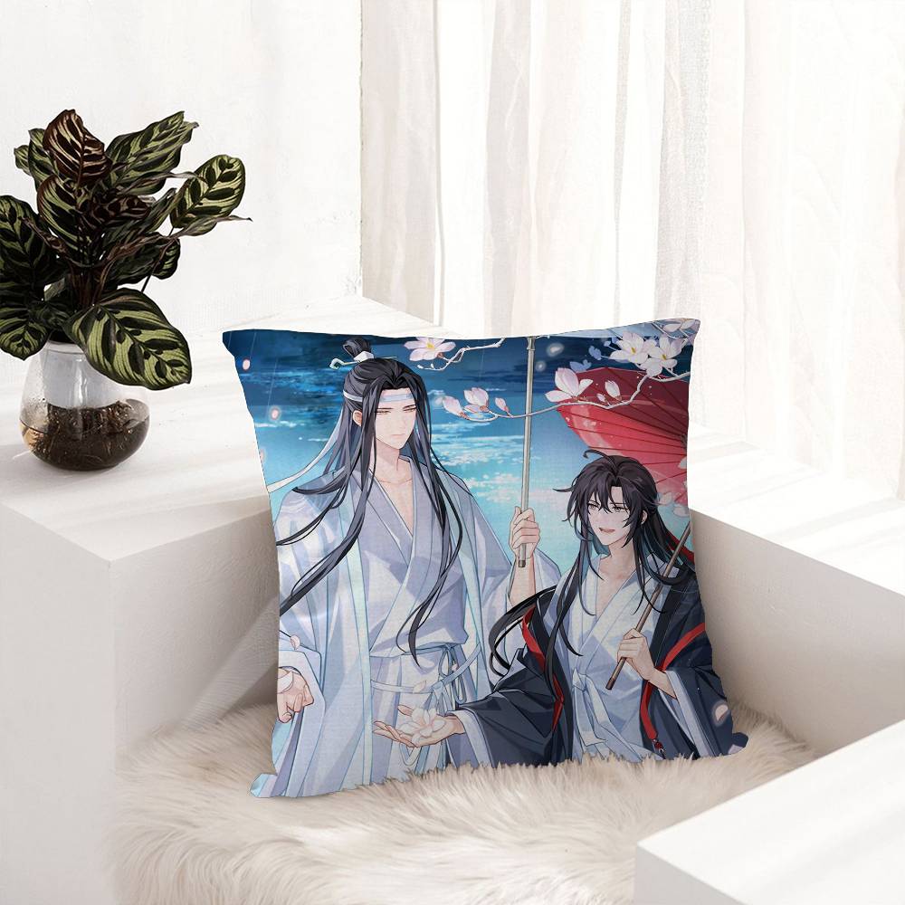 

Аниме Мо Дао Цзу Ши Наволочка Подушка Подушка Чехол для подушки Гостиная Диван Домашний декор На заказ 12x12Inch