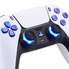 This is not a but an eXtremeRate PS5 controller compatible Chameleon Gloss multicolor illuminated Share and home face DTF V3 LED kit in Chameleon