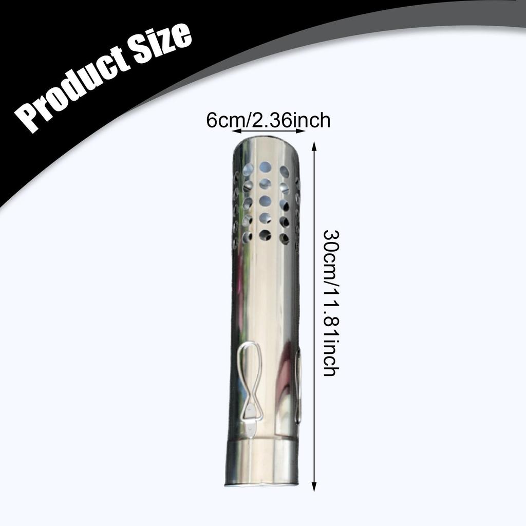 Fireproof Stove Chimney Flue Stainless Steel Pipe with Pull Rings for Tent Wood Stove Camping