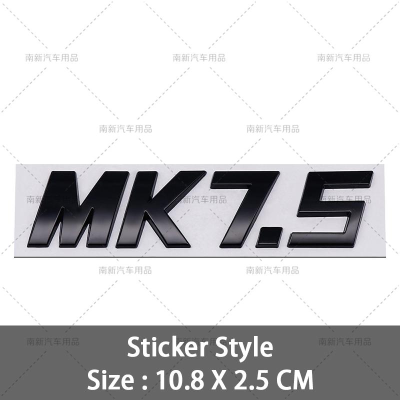 For VW VOLKSWAGEN 2026 New 3D MK5 MK6 Mk7 MK7.5 MK8 Badge Logo Car Rear Trunk Emblem Car Styling For VW Volkswagen Golf MK 5 Mk 