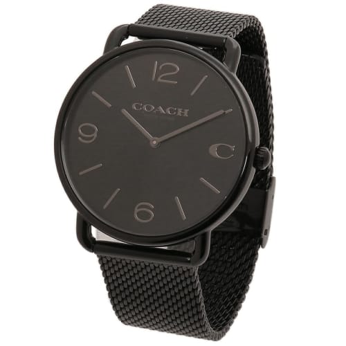 Coach Elliott Quartz Watch, Black, Men's, COACH 14602651