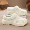 Winter Warm Kitchen Clogs Non-slip Waterproof Restaurant Working Shoes Eva Chef Cotton Slippers Size 36-45