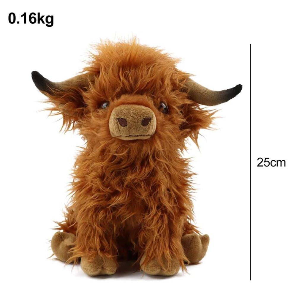 Vache des Highlands Peluche Living Nature Ours en Peluche Jouets Mignons à Câliner Enfants