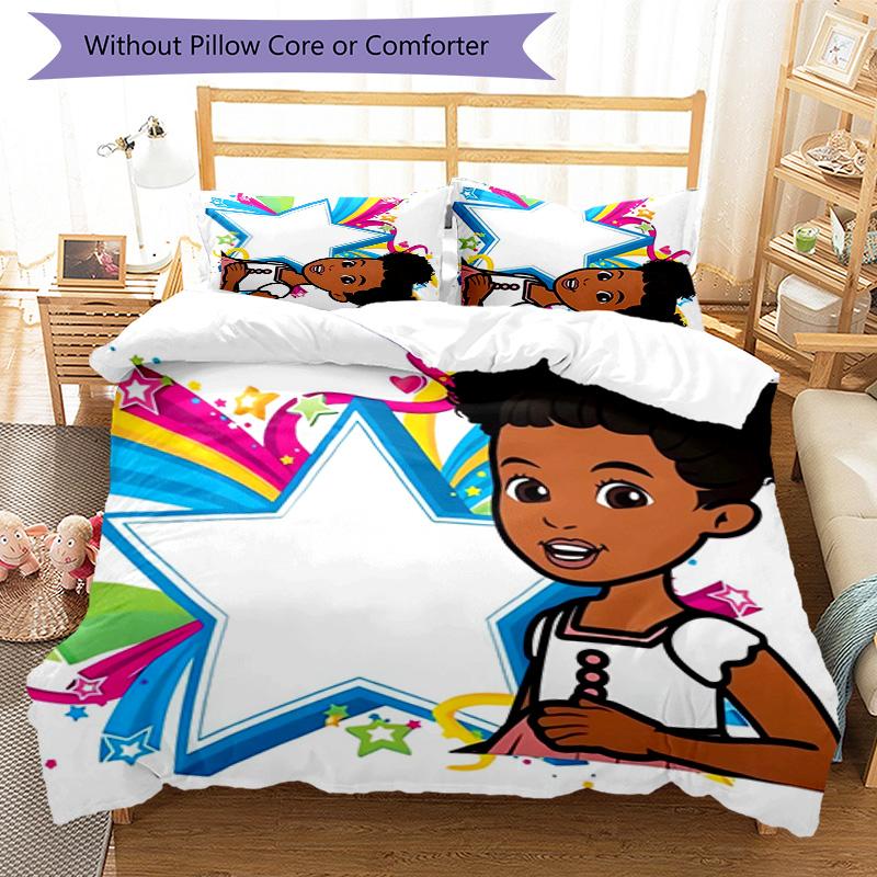 3pcs Gracie's Corner9 pattern bedding set duvet cover set includes duvet cover &pillowcases, perfect all season bedroom decoration & gift