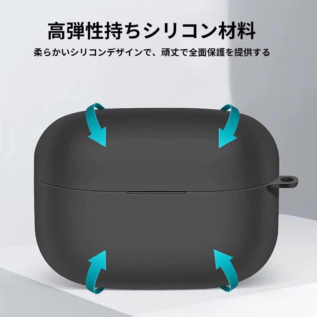 ANYOI Sony LinkBuds S Silicone Charging Drop Carabiner Lost Storage Linkbuds S Protective Case WF-LS900N Case, Material, Compatible, Waterproof,