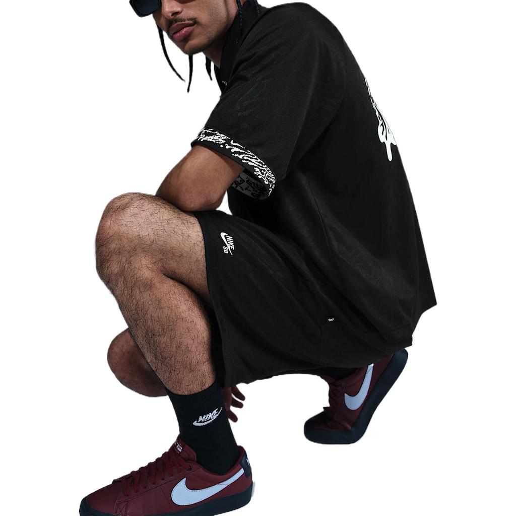 Nike Dri-Fit SB Comfortable Fashion Versatile Solid Color Sports Shorts Men shorts Black HJ2967-010