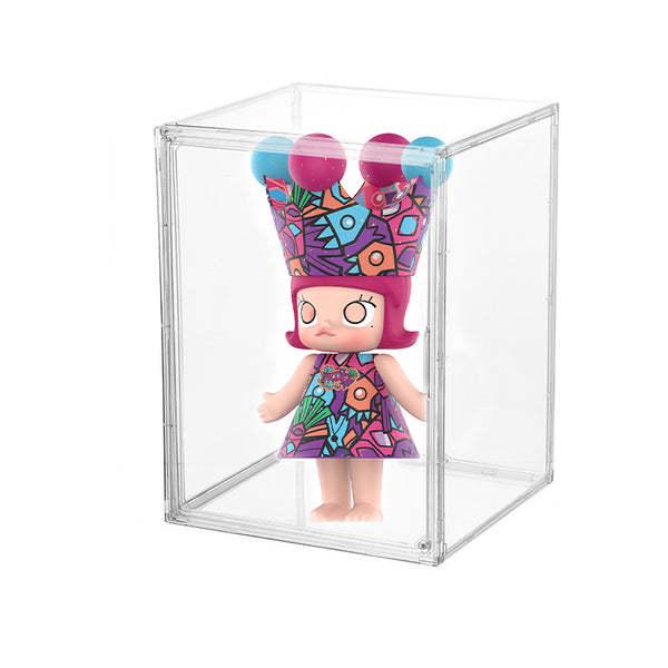 LABUBU ZIMOMO Archangel Acrylic Display Box with Magnetic Door