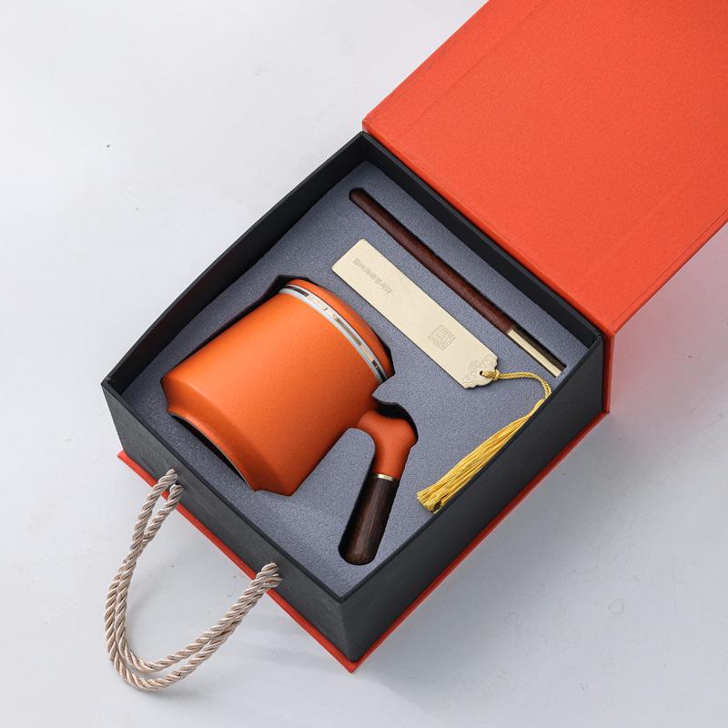 Office Tea Cup Tea Cup Ceramic Cup With Lid Filter Personal Cup Office Cup Engraving