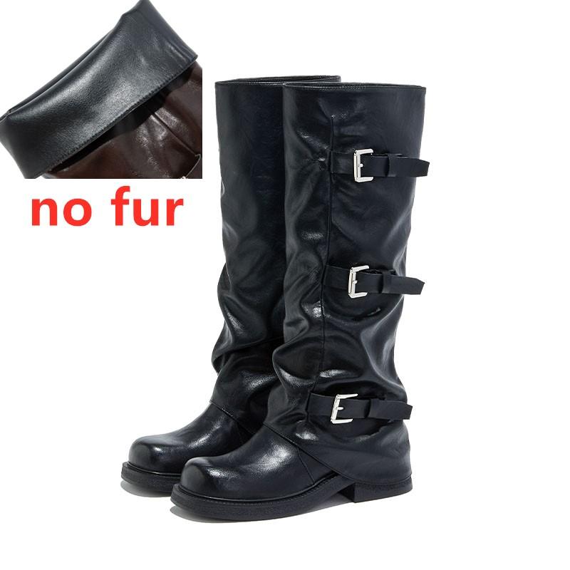 Fashion 2025 New Women s High Boots Western Cowboy Style Women Stacked Boots Large Size Warehouse female Knight Boots 35 7783₽