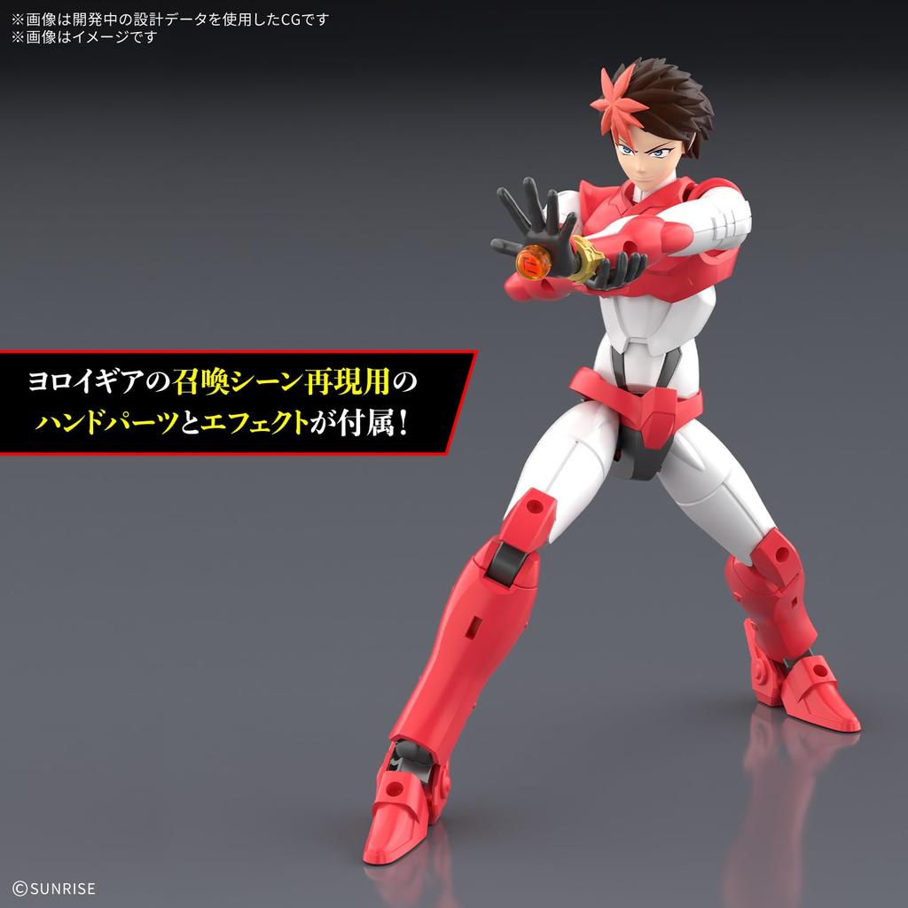 BANDAI SPIRITS 30MF Armored Legend Samurai Blazing Guy Plastic Model Kit Troopers Pre-colored