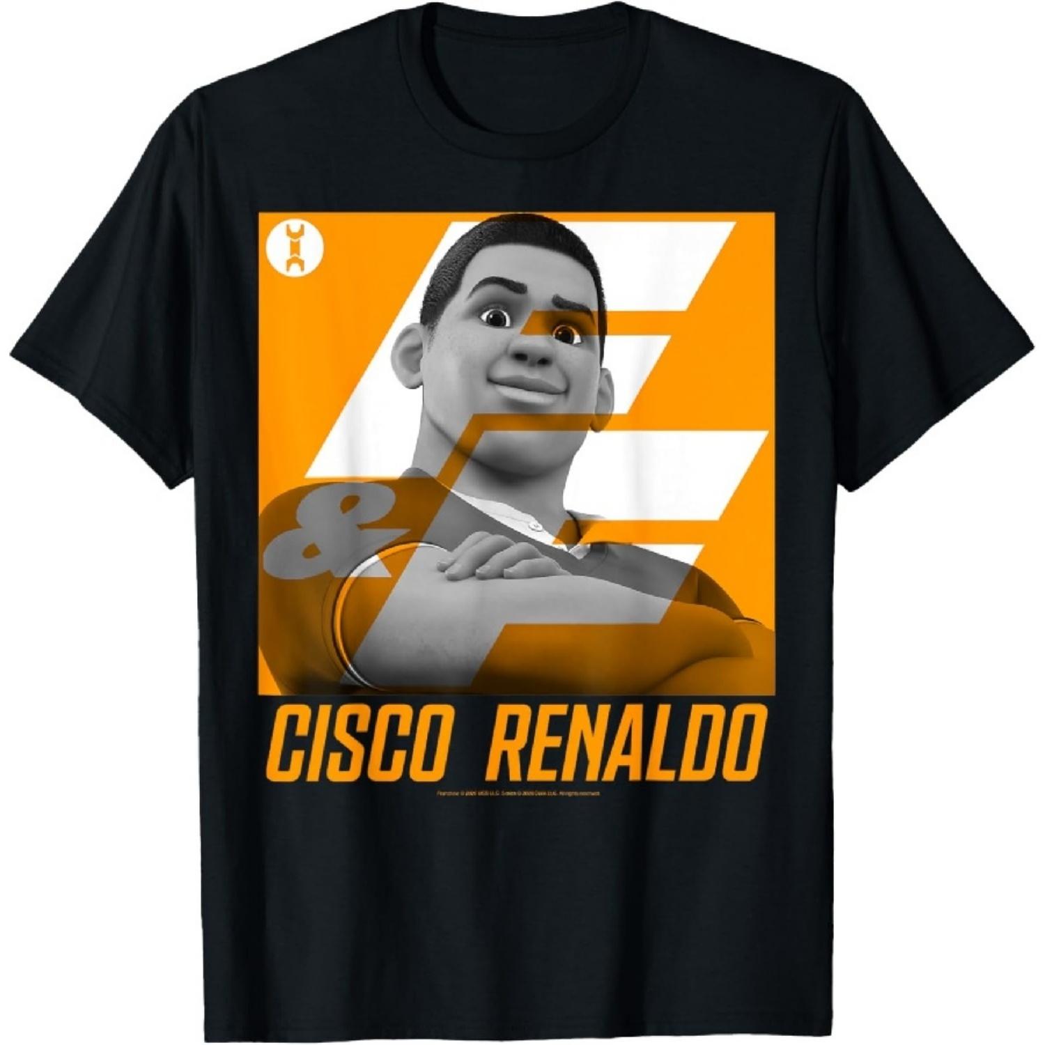 Футболка с портретом Сиско Ренальдо из «Форсаж: Шпионы-гонщики» XXXXXL чёрный