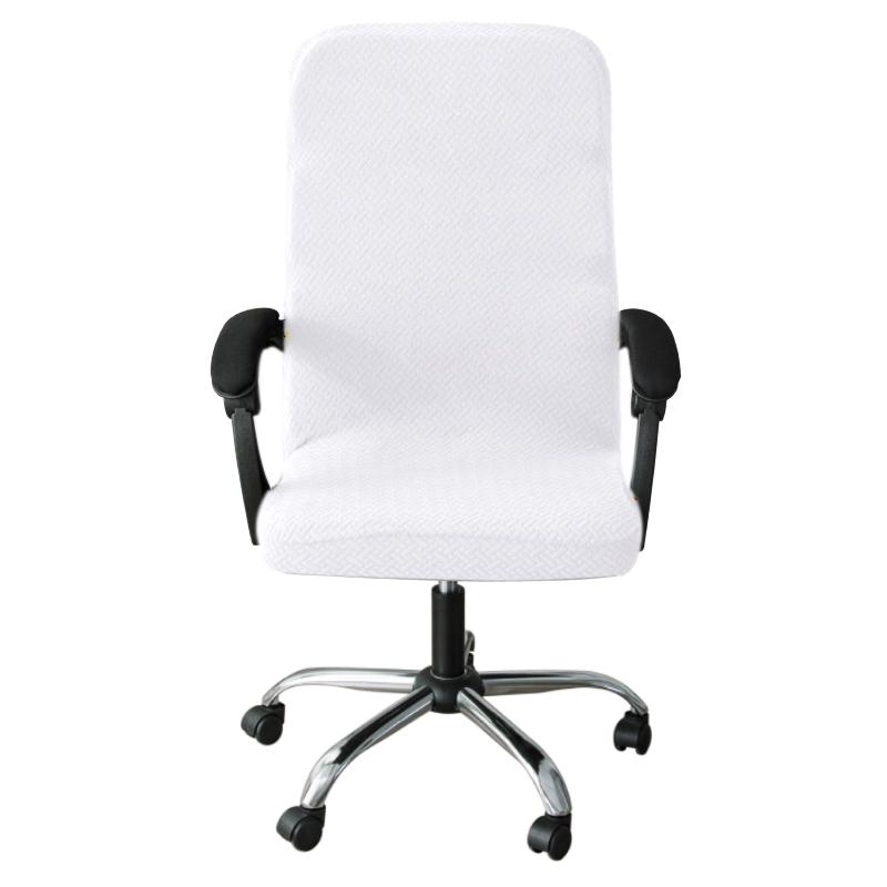 T Jacquard Office Chair Cover Computer Seat Covers Elastic Anti-slip Gaming Chair Slipcovers Washable Dustproof Chairs Case Home
