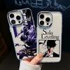 Luxury Hot Anime Solos Levelings Phone Case For iPhone 17 16e 16 15 14 13 12 11mini Pro Max X XR XSMAX 8 7 Air Plus Soft Cover