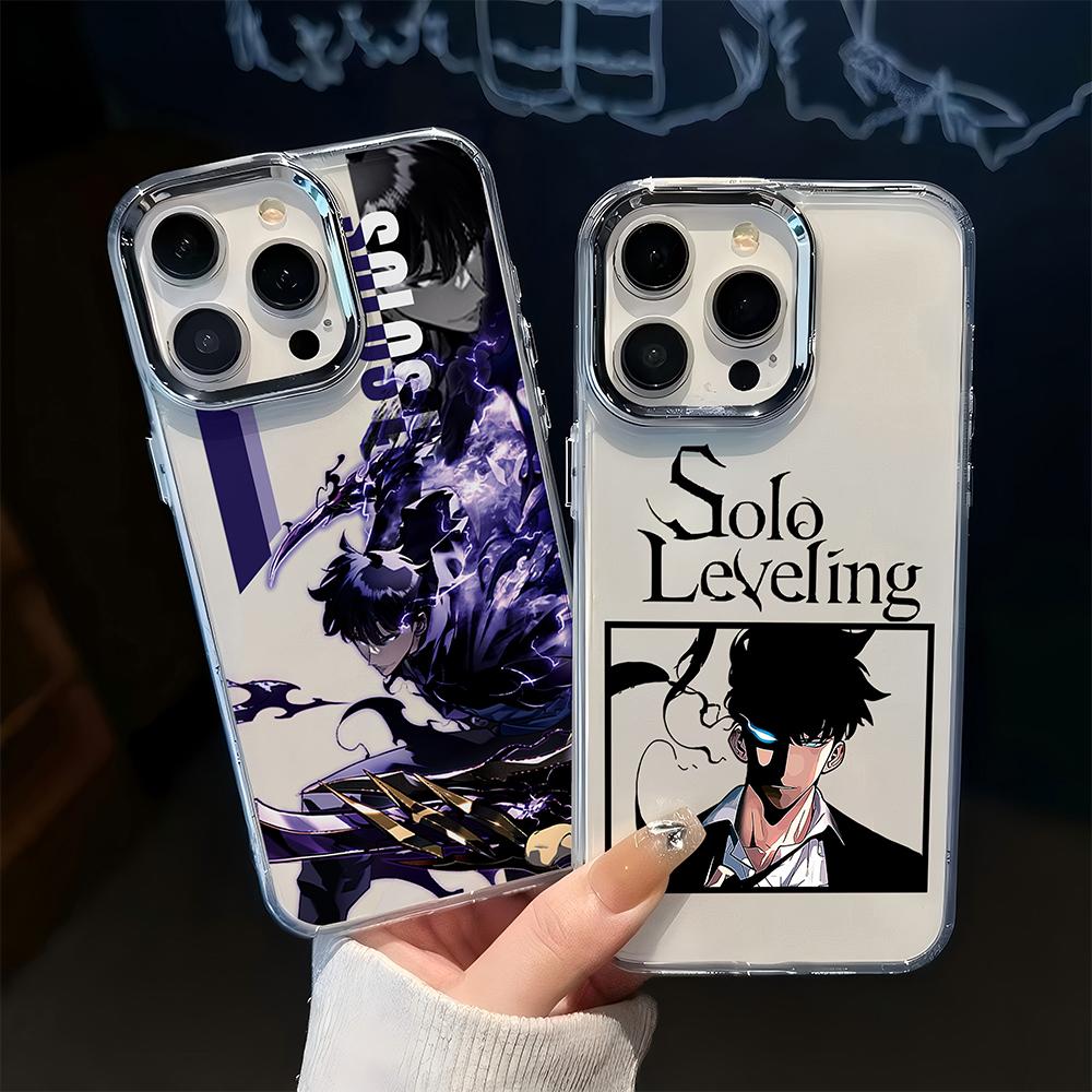 Luxury Hot Anime Solos Levelings Phone Case For iPhone 17 16e 16 15 14 13 12 11mini Pro Max X XR XSMAX 8 7 Air Plus Soft Cover