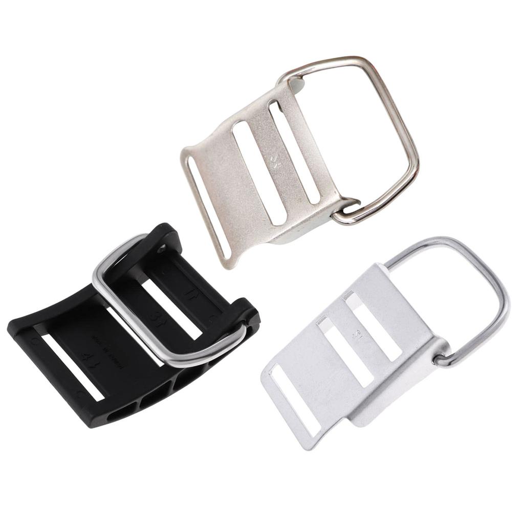 Stainless Steel Scuba Dive Cylinder Tank Strap Cam Lock Buckle Replacement Tech Diving Tank Cam Buckle Enduring