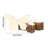 10pcs Wooden Butterfly Blank Wood Slices Kids Painting Crafts Wedding Easter Home Decorations Butterfly Birthday Party DIY Gift