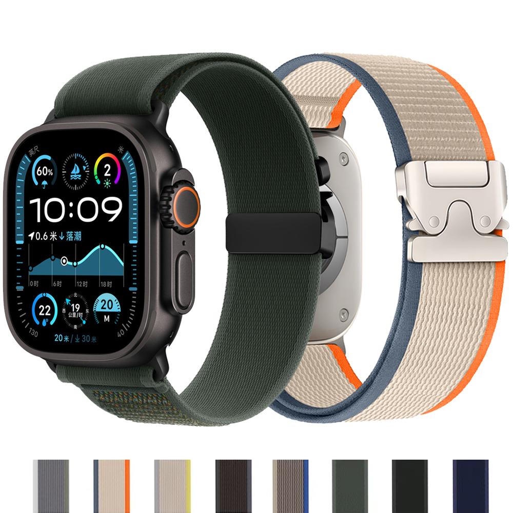 Trail Loop Straps For Apple Watch Ultra 2 Band 49mm 46mm 45mm 41mm 44mm 40mm Parachute Bracelet iWatch Series 10 9 8 7 6 5 3 SE