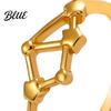 Star Symbol Ring Student Electroplated Finish Adjustable Opening Design Retro