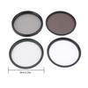 4 Pack Camera Filter Kit UV CPL Polarizer ND8 Black Mist 1 4 with 18 Layer Nano Coating CNC Aluminum Frame for DSLR