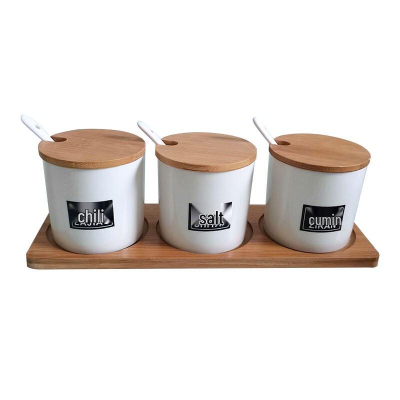 Xidian Ceramic Seasoning Jar Set