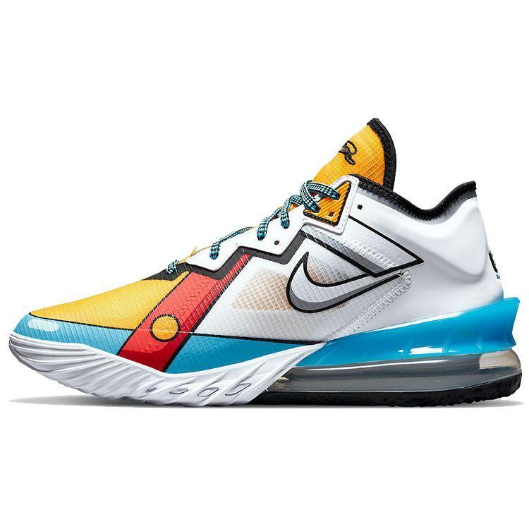

Кроссовки унисекс Nike LeBron 18 Low EP Stewie белые CV7564-104 EU 42 синий/белый