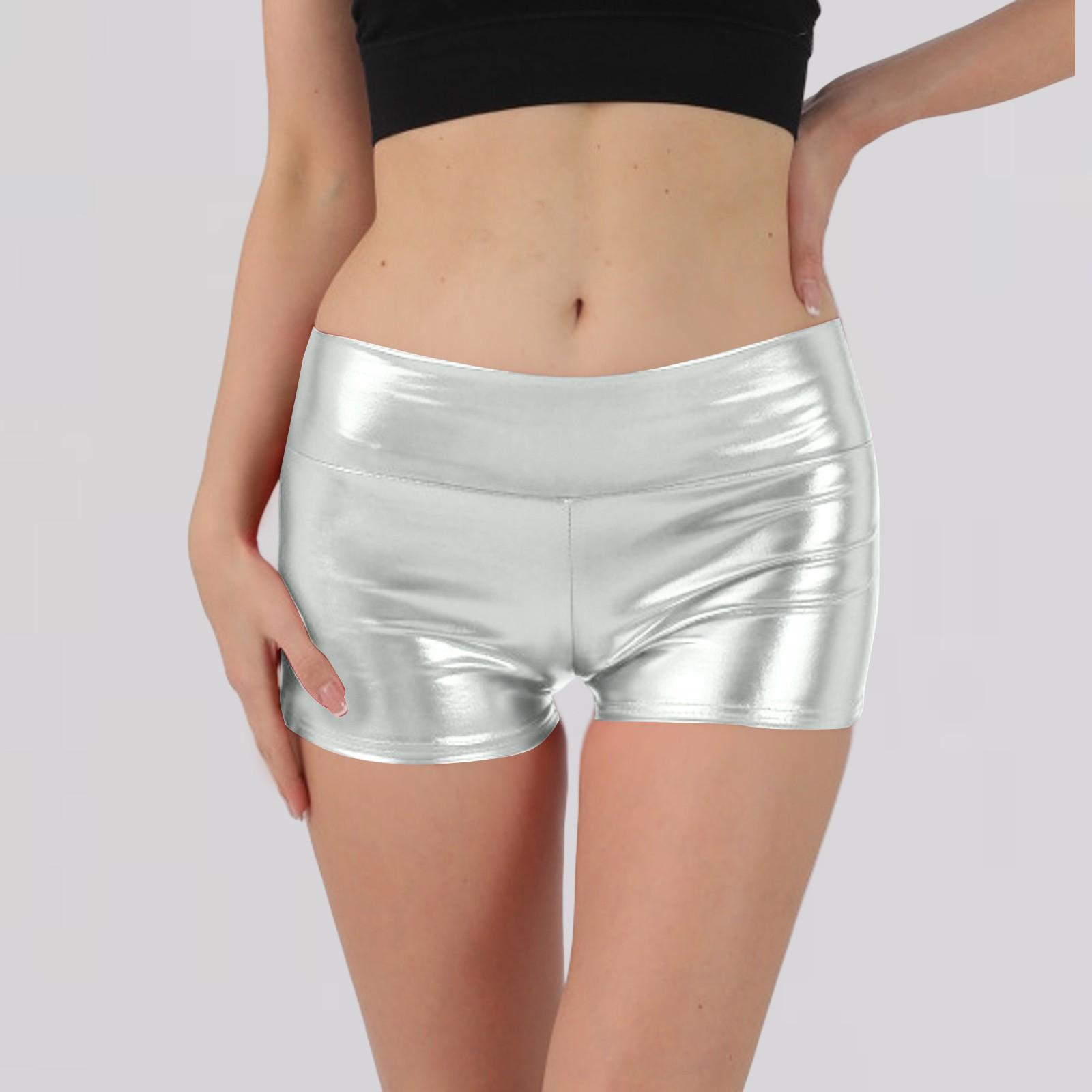 

Женские обтягивающие шорты с высокой талией Bright Face и эластичной талией M