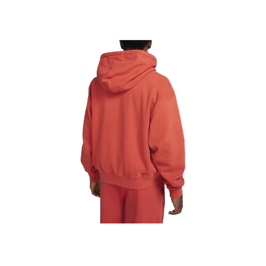 Nike X Stüssy Collaboration Casual Sports Fleece Long Sleeve Hoodie Unisex Hoodies Red FJ9162-642
