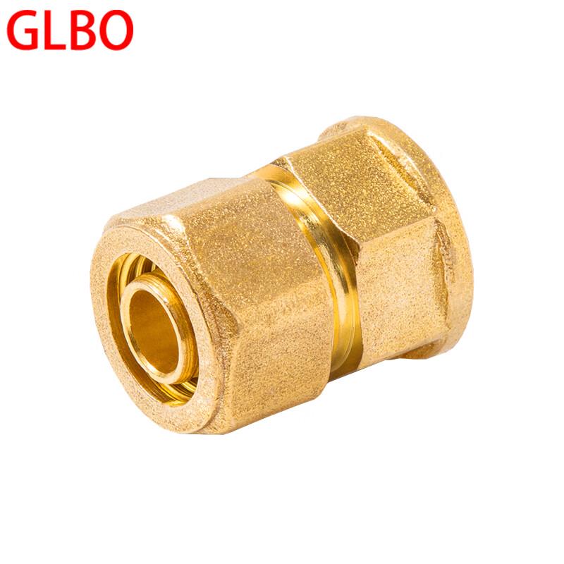 GLBO 1620 PEX-AL-PEX to 3/4  Female Brass Straight Connector