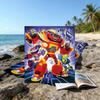 1 Stück Blaze und die Monster-Maschinen (3) Strandtuch, Strand- und Meeresufer-Schwimmbadausstattung, Modisches Muster, Rechteckig, Reiseutensilien