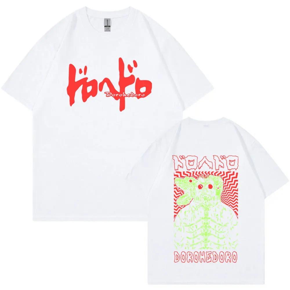 Anime Dorohedoro Kaiman T Shirt Gothic Manga Graphic Print T Shirts Men's Fashion Casual Cotton Oversized T-shirt Streetwear
