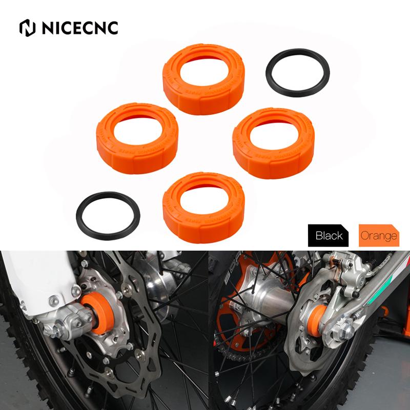 NICECNC For KTM EXC 300 EXC-F 350 SX 125 SX-F 450 XC-W XC XCF 2016-2023 Husqvarna GasGas Front Rear Wheel Bearing Protection Cap