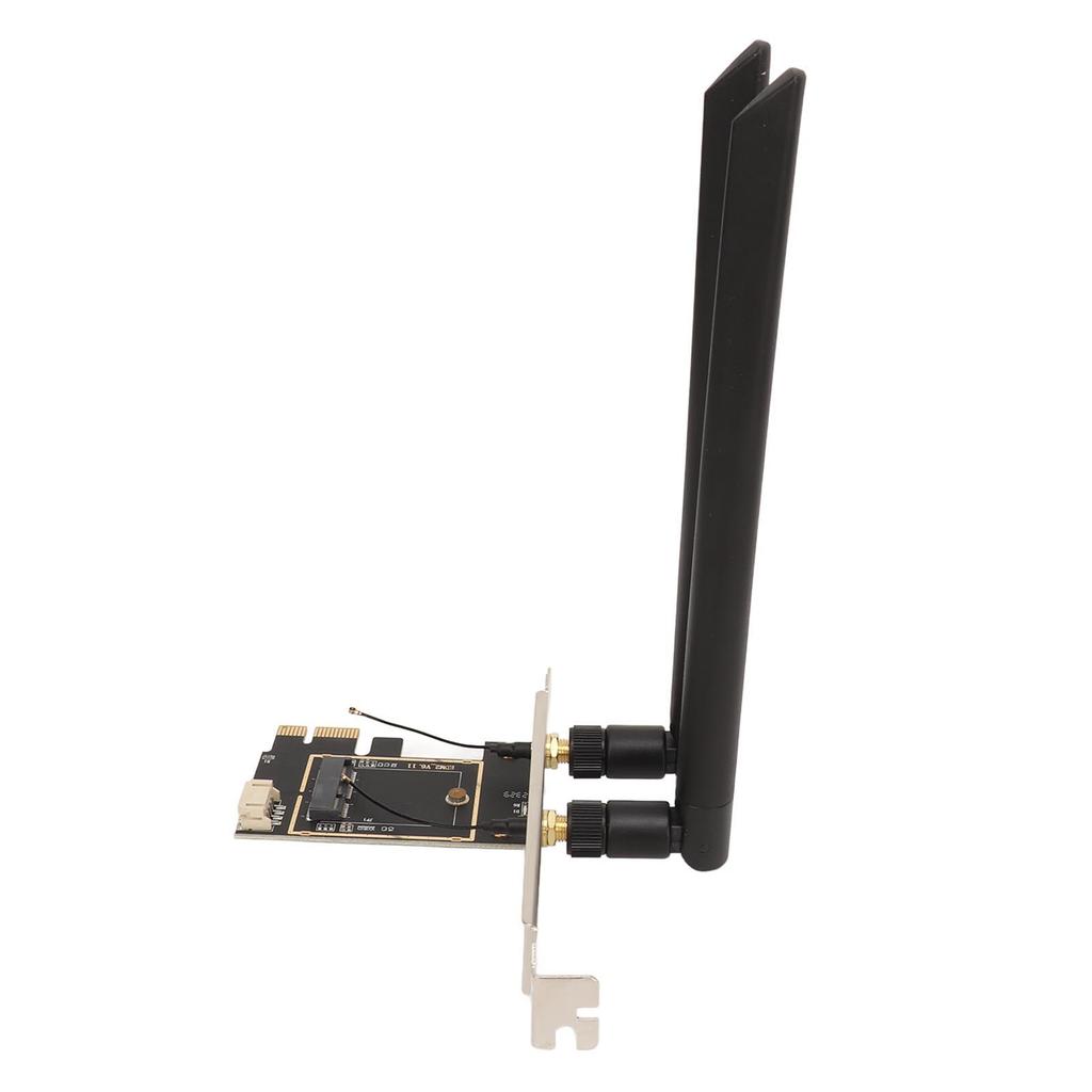 M.2 to PCIe Expansion Card Dual Antenna Stable Widely Compatible M.2 to PCIe Adapter for Computer