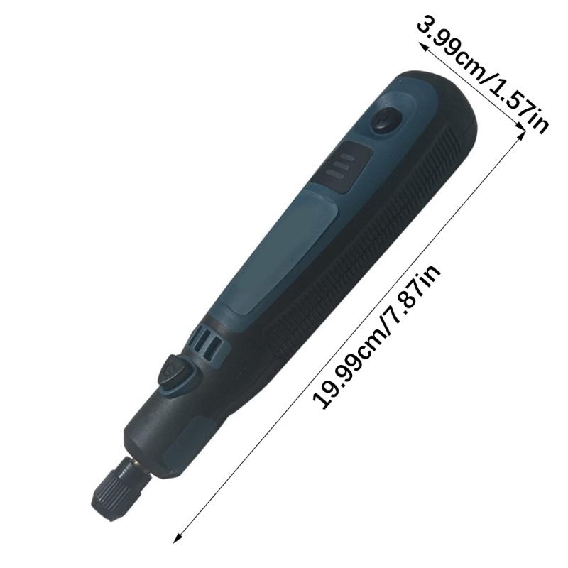 Efficient Variable Speed Engraving Pen Electric Polisher Includes Grinding Polishing Attachments and Safety Protections