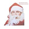 New Santa Claus Vinyl Car Sticker: Transparent, Creative, and Personal Decorative Window Film