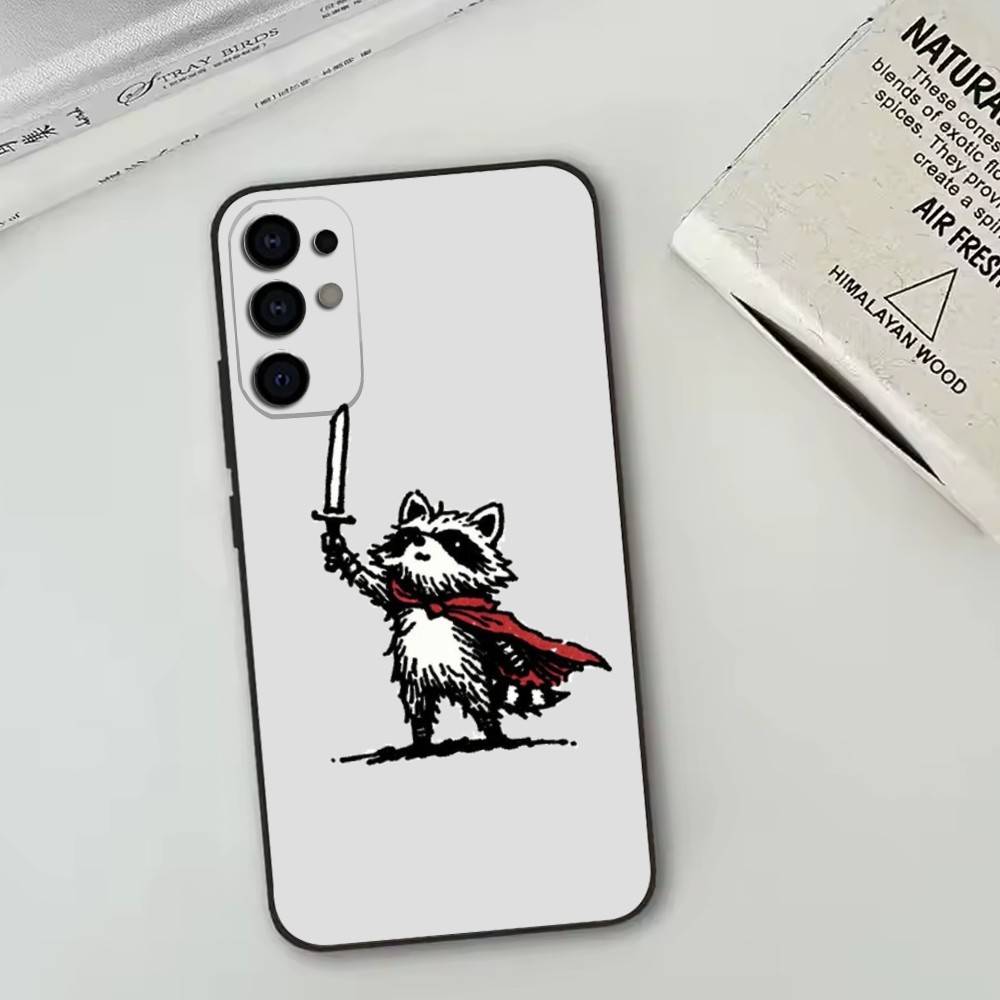 

Animals holding swords in their hands Phone Case Black Silicone Soft For Samsung S25,S24,S21,S22,S23,S30,Ultra,S20,Plus,Fe,Lite Samsung S22plus5G