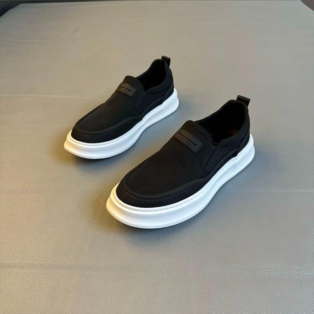 Moda 2025 Nowe Męskie Luksusowe Wsuwane Buty Do Jazdy Oddychające Icy Mesh Canvas Casualowe Sneakersy Ultralekkie Wszechstronne Obuwie dla Mężczyzn