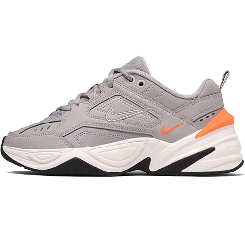 New Nike M2K Tekno Atmosphere Grey Orange Women's AO3108-004