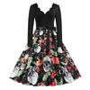 BITCED Fashion Autumn Winter Long Sleeve V-Neck Casual Dresses